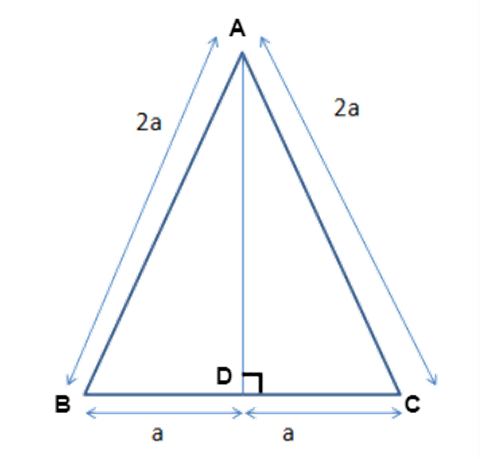 Length of an altitude of an equilateral triangle