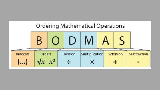 Bodmas Rule - What Is Bodmas Rule | Order Of Operations With Examples